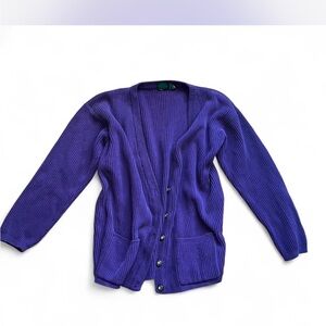 Royal Purple Hunt Club Cardigan